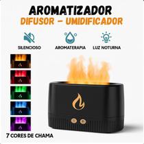 Umidificador Ar Aromatizador Purificador Portátil Led 250ml ideal para relaxar