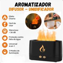 Umidificador Ar Aromatizador Purificador Portátil Led 250ml spray ajustável funcional