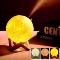 Umidificador Ar Lua paz 3d Luminária Luz Led Para Decorar Seu Quarto TB1226 Umidificador Ar Lua paz 3d Luminária Luz Led Para Decorar Seu Quarto TB1226