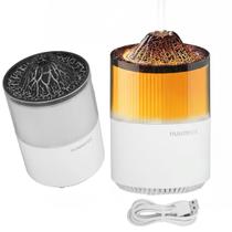 Umidificador Ar Luminaria Vulcao Climatizador Aromatizador Decoraçao Sala Estar Quarto Casa Mesa Ambiente