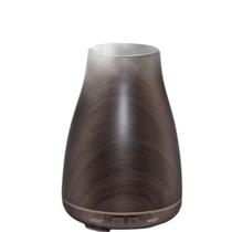 Umidificador Aromatizador 120ml LED RGB Ultrassônico Marrom Umidificador Aromatizador 120ml LED RGB Ultrassônico Marrom