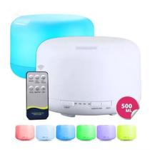 Umidificador Aromatizador Difusor Ultrassonico 500ml Madeira