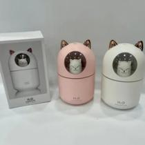 Umidificador Aromatizador Ecooda Gatinho Com Led Colorido