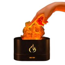 Umidificador Aromatizador Fogo Efeito Chamas Difusor Para Ar