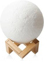 Umidificador Aromatizador Luminária Abajur Lua 3D 880Ml Umidificador Aromatizador Luminária Abajur Lua 3D 880Ml