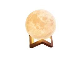 Umidificador Aromatizador Luminária Abajur Lua Cheia 3D