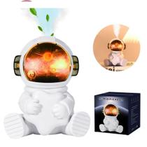 Umidificador Astronauta Com Led 220ml Cor Branco