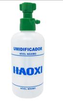 Umidificador com rosca em metal para oxigenio frasco plastico haoxi