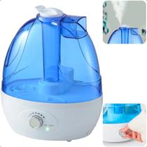 Umidificador De Ambiente 2,5L Ultrassônico Saida 360 Cor Azul Umidificador De Ambiente 2,5L Ultrassônico Saida 360 Cor Azul