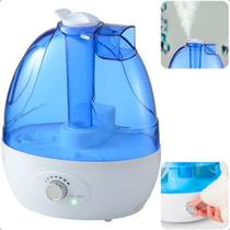 Umidificador De Ambiente 2,5l Ultrassônico Saida 360 Cor Azul Umidificador De Ambiente 2,5l Ultrassônico Saida 360 Cor Azul