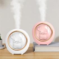 Umidificador De Ar Aroma Difusor Abajur Led Climatizador Usb K15 Cervo Rosa Umidificador De Ar Aroma Difusor Abajur Led Climatizador Usb K15 Cervo Rosa