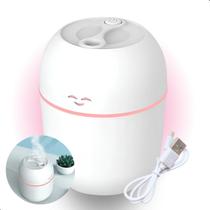 Umidificador De Ar Aromas Difusor Ambiente Usb Portátil Led 220ml