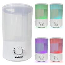 Umidificador de Ar Aromatizador de Ambientes LED RGB Bivolt 3 Litros 22w Umidificador de Ar Aromatizador de Ambientes LED RGB Bivolt 3 Litros 22w