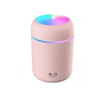 Umidificador De Ar Com Led 300Ml 4048 Rosa