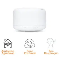 Umidificador de Ar com LED 6 Cores Ideal para Ambientes Secos