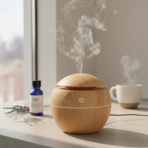 Umidificador De Ar Difusor De Aromas Ultrassônico Silencioso