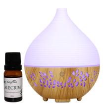 Umidificador de Ar Difusor e Aromatizador Led Portátil + 1 Óleo Aromatizador Concentrado Alecrim Umidificador de Ar Difusor e Aromatizador Led Portátil + 1 Óleo Aromatizador Concentrado Alecrim