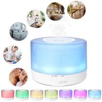 Umidificador de Ar Difusor p/ Aromaterapia Led 7 Cores 500ml One-X Umi-6606 Umidificador de Ar Difusor p/ Aromaterapia Led 7 Cores 500ml One-X Umi-6606