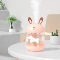 Umidificador de ar e Aromatizador Portátil Difusor USB Unicornio