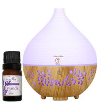Umidificador de Ar e difusor de aromas quarto bebe USB 160ml com 1 Óleo Aromatizador Lavanda