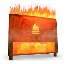 Umidificador de Ar Lareira Difusor de Óleo Essencial com Luz Ambiente Cor Madeira Umidificador de Ar Lareira Difusor de Óleo Essencial com Luz Ambiente Cor Madeira