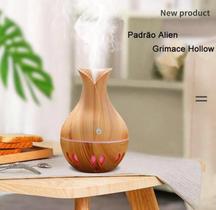Umidificador de Ar Mini USB Madeira Ultrassônico Difusor de Aromas para Quarto