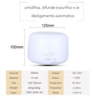 Umidificador De Ar Purificador Aroma Difusor Portátil Led 5 Cores Umidificador De Ar Purificador Aroma Difusor Portátil Led 5 Cores