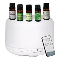 Umidificador De Ar Quarto Bebe Luminária Led + 5 Essências Umidificador De Ar Quarto Bebe Luminária Led + 5 Essências