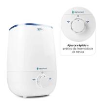 Umidificador de ar ultrassônico Dellamed 3,4 litros silencioso bivolt