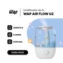 Umidificador de Ar WAP Air Flow U2 2,3 L Luminária LED Difusor de Aromas Ultrassônico Bivolt