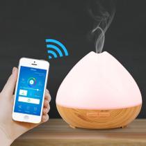 Umidificador de aroma ultrassônico Smart Wi-Fi 400mL para escritório doméstico