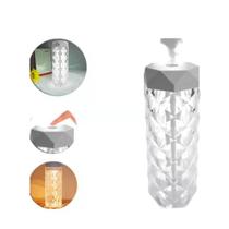 Umidificador de Cristal inteligente Aromatizador de Ar Luz Sofisticada LED Rgb 400ML