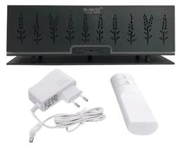 Umidificador Difusor 8W Aromas Simulador Chamas Bivolt Preto