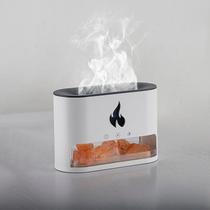Umidificador Difusor Aromatizador LED Efeito Chama Moderno