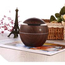 Umidificador Difusor Aromatizador USB 130ml Ultrassônico 7 Cores de Led Desligamento Automático BOLINHA -ESCURA