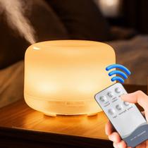 Umidificador Difusor de Aromas Elétrico com Controle Remoto LED Colorido