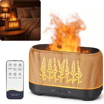 Umidificador Difusor Efeito Chamas LED USB Aromatizador Decorativo Luz Noturna Silencioso Quarto Umidificador Difusor Efeito Chamas LED USB Aromatizador Decorativo Luz Noturna Silencioso Quarto