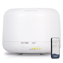 Umidificador E Aromatizador De Ambientes Led 500ml 7 Cores Cor Branco