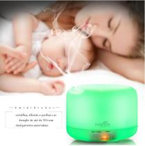Umidificador E Difusor De Ar Para Quarto De Bebe Com Controle Remoto Ultrassônico Led E Óleo Aromatizador Lavanda