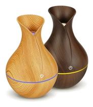 Umidificador E Difusor De Aroma Madeira Claro CONE AMADEIRADO Umidificador E Difusor De Aroma Madeira Claro CONE AMADEIRADO