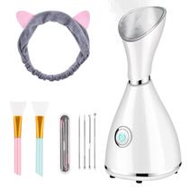 Umidificador Facial Steamer Totexil Nano Ionic com kit e pulseira Umidificador Facial Steamer Totexil Nano Ionic com kit e pulseira