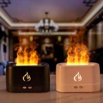 Umidificador Fogo Simulação Flame Mist 2 Brilho Night Light - KNUP Umidificador Fogo Simulação Flame Mist 2 Brilho Night Light - KNUP