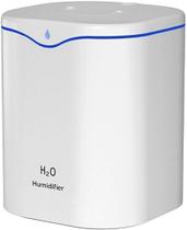 UMIDIFICADOR H2o Branco capacidade 2 Litros Com 2 Saídas Vapor fonte bivolt