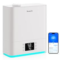 Umidificador inteligente GoveeLife para quarto, quarto grande, 6L, branco