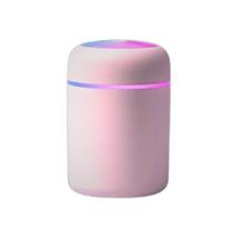 Umidificador Portátil Ultrassônico Usb 300ml Rosa Bivolt Com Função Luminária Umidificador Portátil Ultrassônico Usb 300ml Rosa Bivolt Com Função Luminária