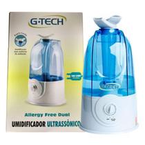 umidificador ultrassônico g-tech allergy-free dual 3l bivolt