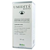 Umidita hidratante rosto creme com fps 25 gel 50ml - Libbs