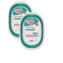 Un 2 Cesto Retrátil Para Roupas De 18 Litros Barato