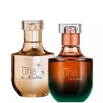 Una Brilho 75ml + Una Senses 75ml Natura