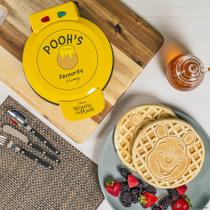 Uncanny Brands Disney Winnie the Pooh Máquina de Waffles - Seu Urso de Mel Favorito nos Seus Waffles